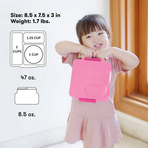 Omiebox - Insulated Fairy Pink Bento Lunch Box