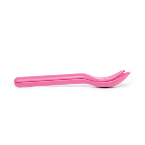 Omiebox - OmiePod Bubblegum Pink Silicone Fork and Spoon Set