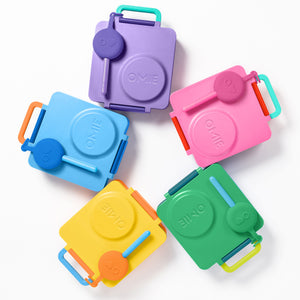 Omiebox - OmiePod Purple Silicone Fork and Spoon Set