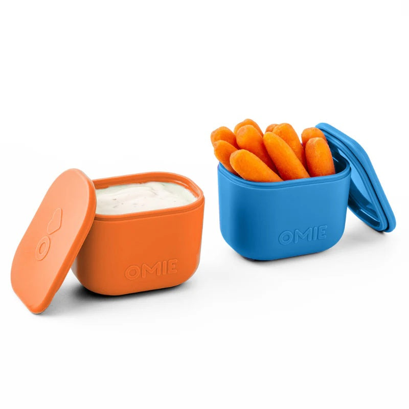 Omiebox - UP Bento Box Inner Compartment Containers 2pcs Blue/Orange