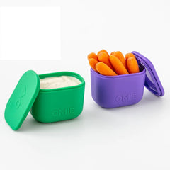 Omiebox - UP Bento Box Inner Compartments Set of 2 Purple/Green