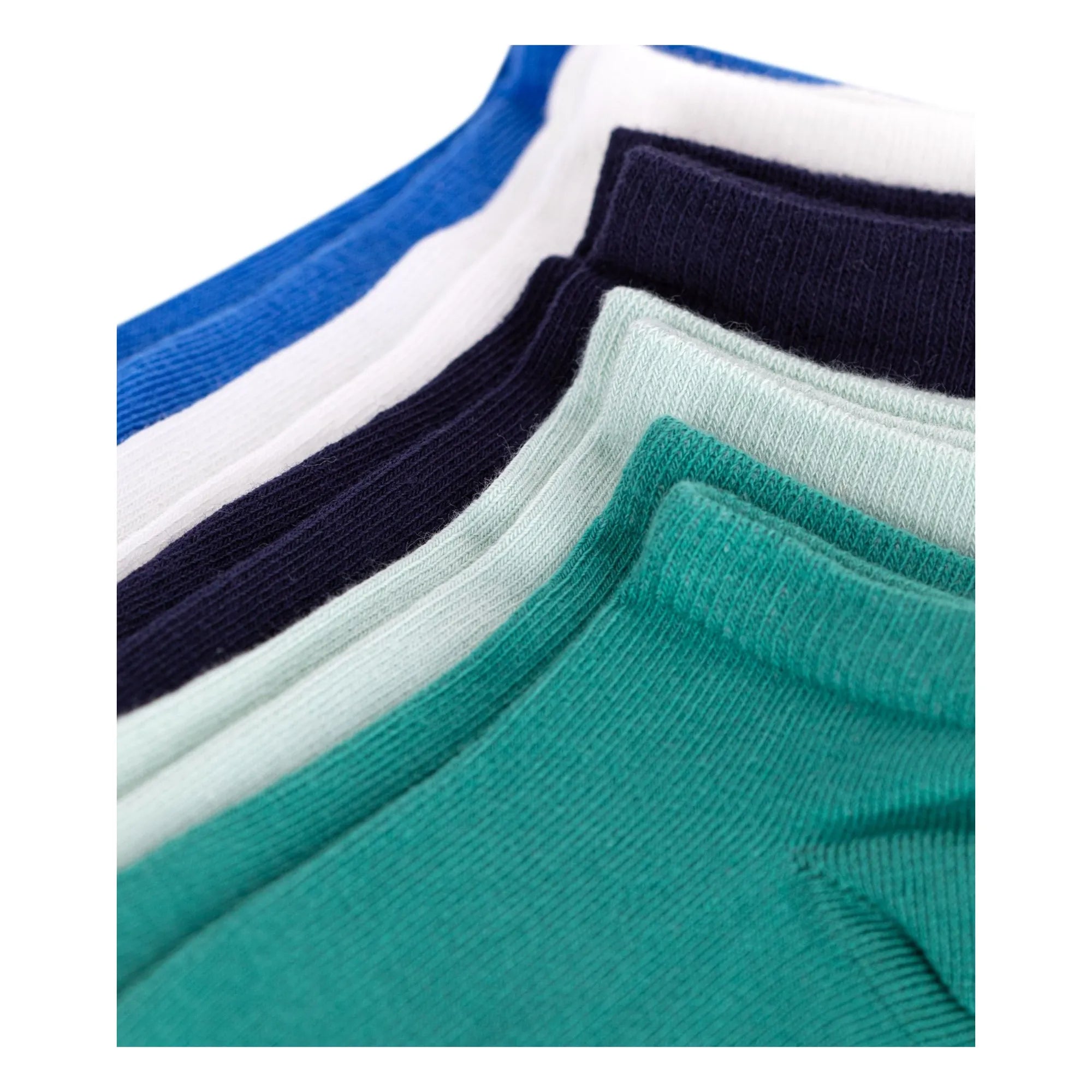 Petit Bateau - 5 Pairs of Low Socks | Green