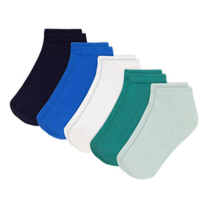 Petit Bateau - 5 Pairs of Low Socks | Green