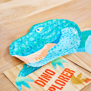 Party Pieces - Dino Explorer 8-Pack Party Paper Plates