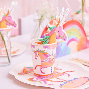 Party Pieces - Unicorn 8-Piece Party Paper Cups