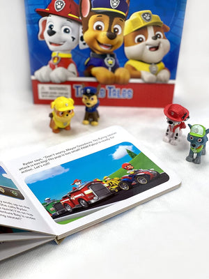 Phidal - Paw Patrol Tattle Tales English Activity and Story Book with Figure Toy