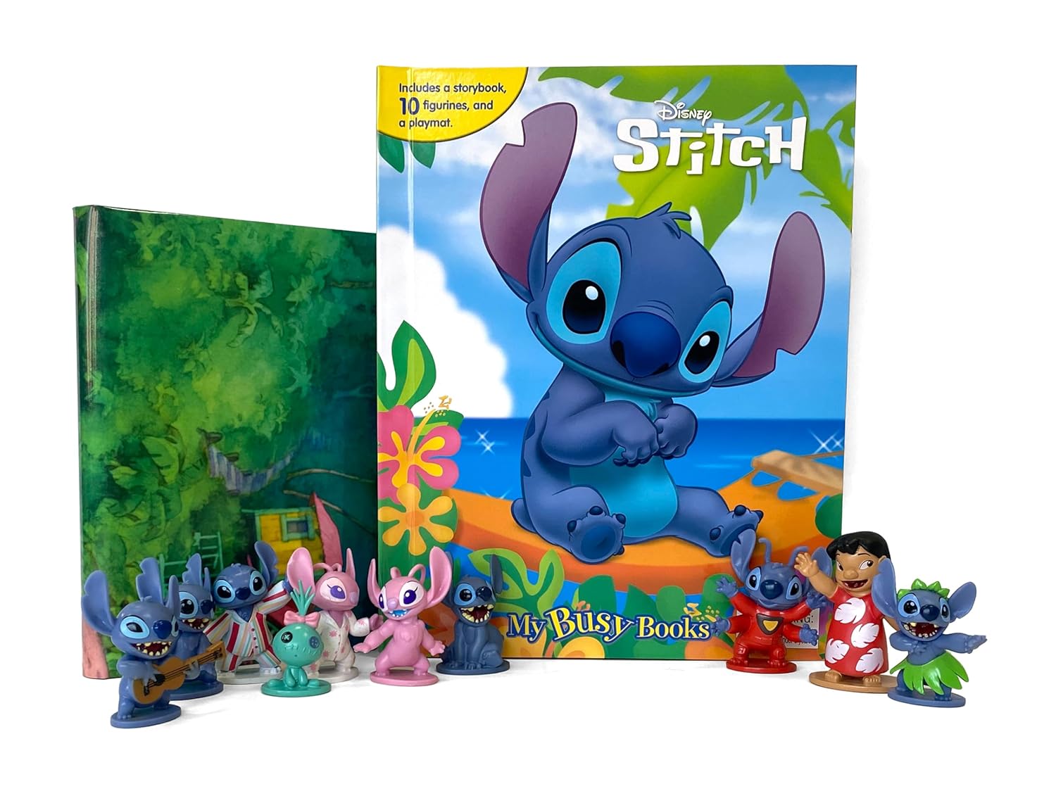 Phidal - Stitch Figurine Toy English Activity and Story Book