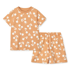 Liewood - Pyjashort Ilford Cherry Organic Cotton | Apricot