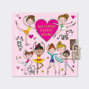 Rachel Ellen - Ballerina Lockable Secret Diary