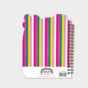 Rachel Ellen - Flamingo Shaped Wire-bound Notebook