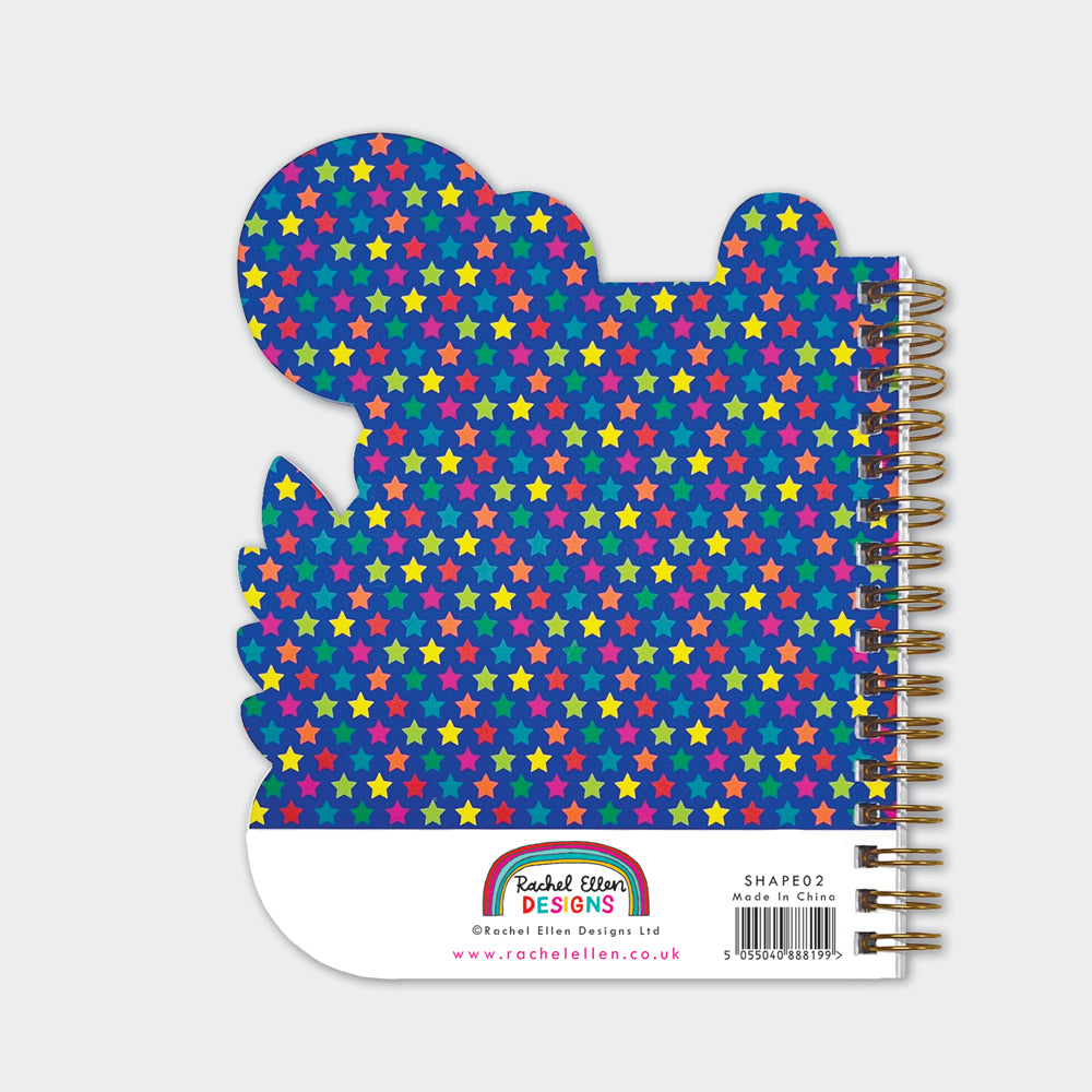 Rachel Ellen - Leopard Shaped Spiral Notebook