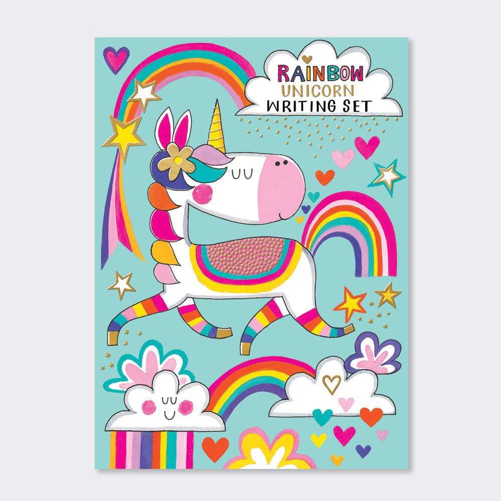 Rachel Ellen - Rainbow Unicorn Writing Set
