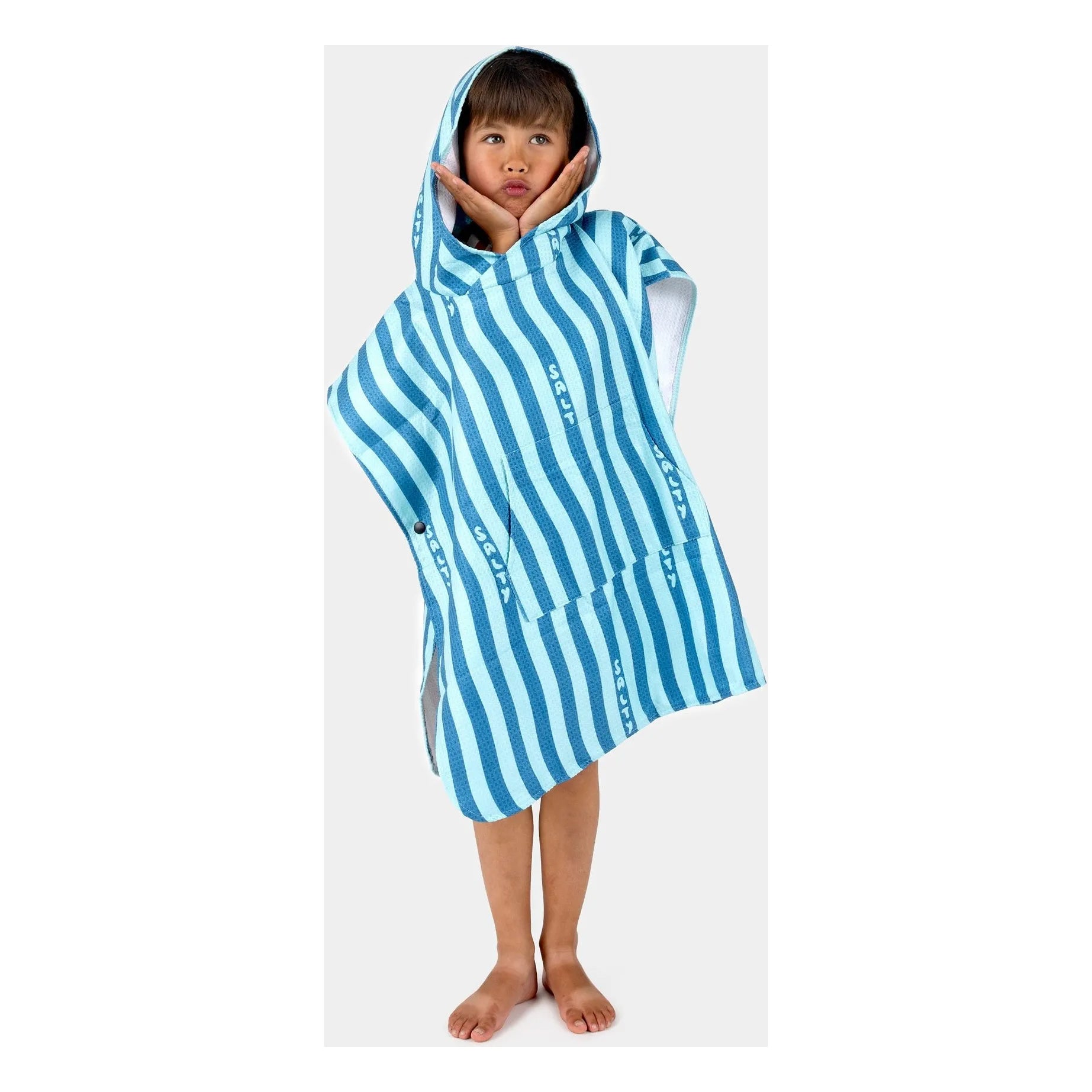 Beach & Bandits - Salty Stripes Organic Cotton Cape | Blue