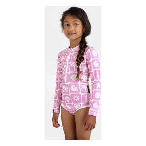 Beach & Bandits - Sea Smiley UV Protective Swimsuit Made from Recycled Fibers | Pink