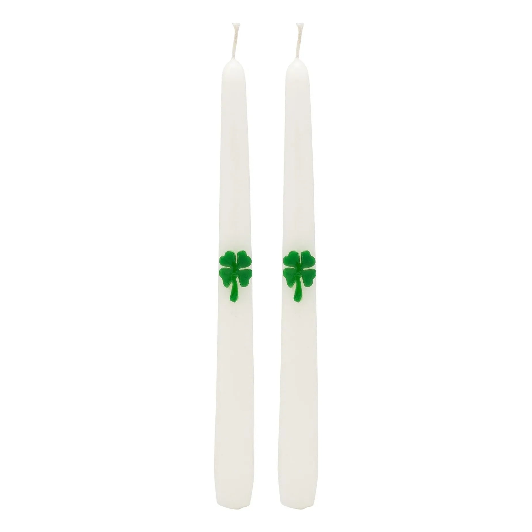 Anna + Nina - Shamrock Candles - Set of 2 | Green