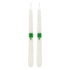 Anna + Nina - Shamrock Candles - Set of 2 | Green