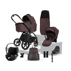 Silver Cross Cove + Cloud T Travel System-Travel Systems-Damson- | Natural Baby Shower