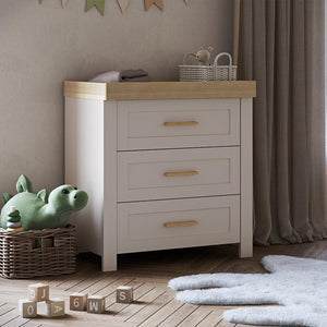 Silver Cross Seville Dresser - Cashmere Oak-Chests-Cashmere Oak- | Natural Baby Shower