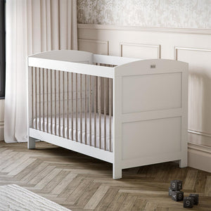 Silver Cross Valencia Cot Bed - Ash White-Cot Beds-Ash White-Cot Bed | Natural Baby Shower
