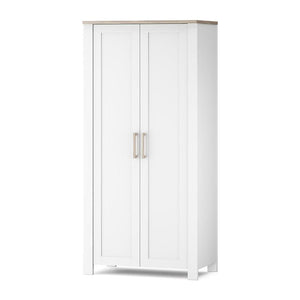 Silver Cross Valencia Wardrobe - Ash White-Wardrobes-Ash White-One Size | Natural Baby Shower