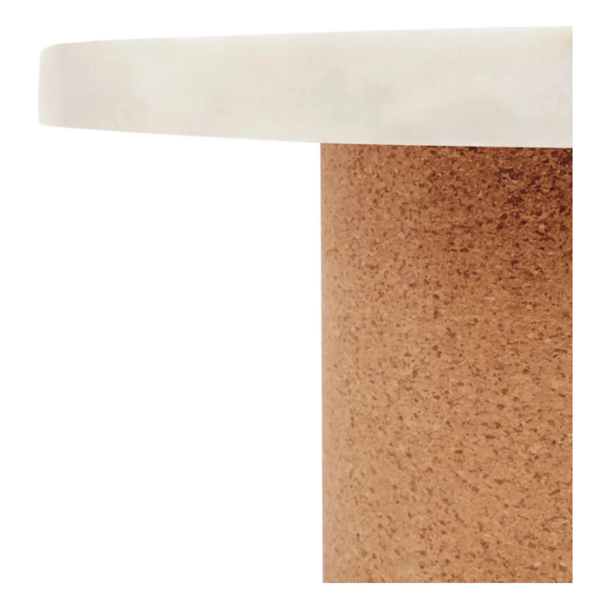 Frama - Sintra Side Table, Cork Base | White Marble