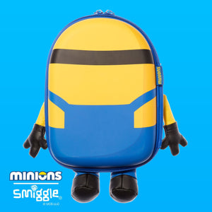 Smiggle - 3D Embossed Minions Hardtop Pencil Case