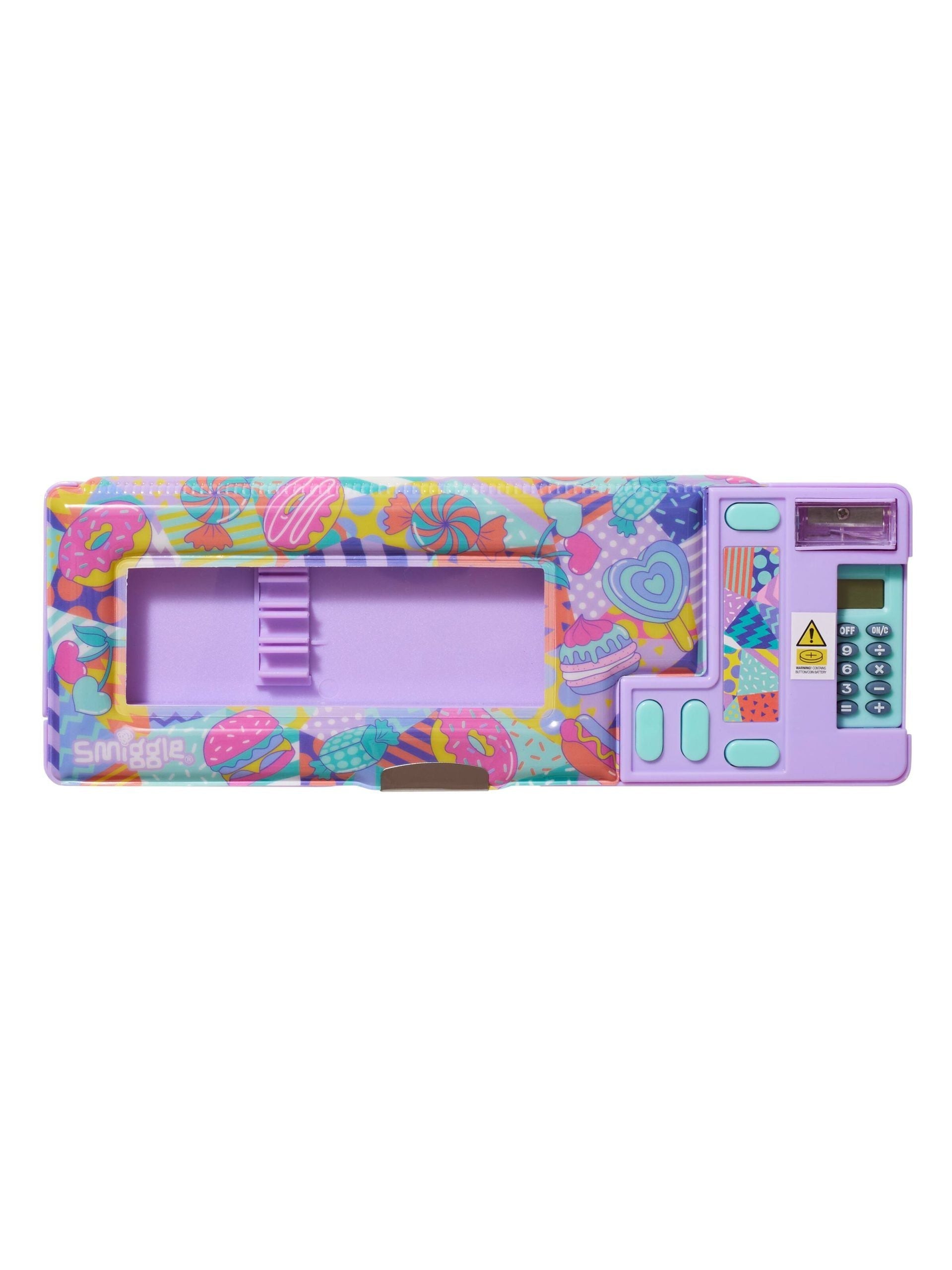Smiggle - Away Automatic Pencil Case with Calculator
