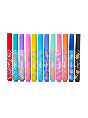 Smiggle - Away Scented 12-Piece Highlighter and Pencil Case Set