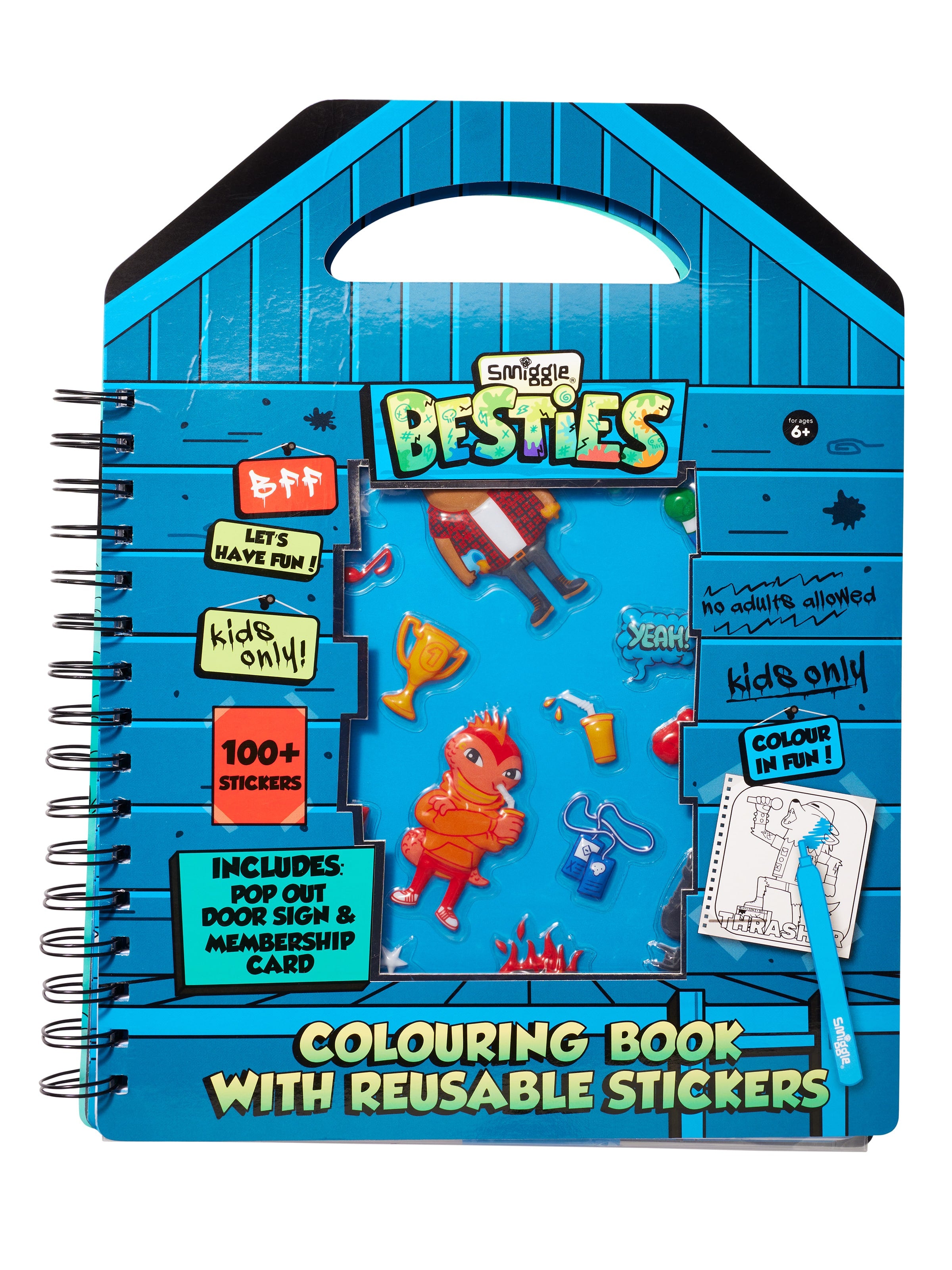 Smiggle - Besties Reusable Sticker Activity Book