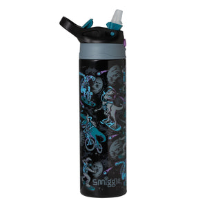 Smiggle - Better Togerher Stainless Steel 520ml Straw Bottle