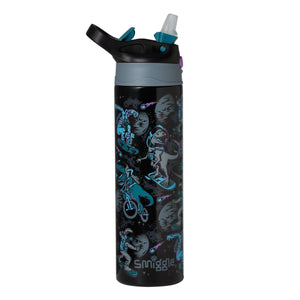 Smiggle - Better Togerher Stainless Steel 520ml Straw Bottle