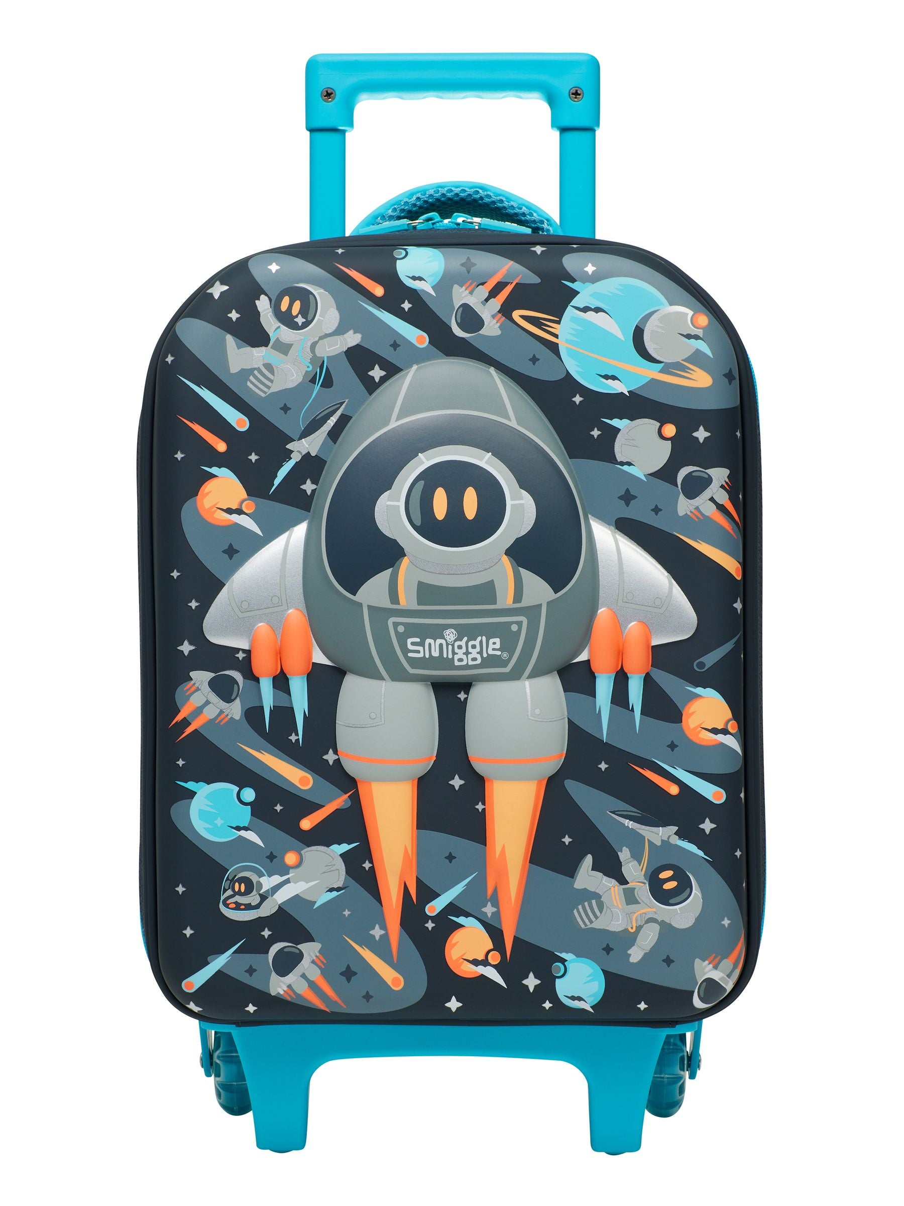 Smiggle - Blast Off Junior Nursery and Daycare Trolley Bag