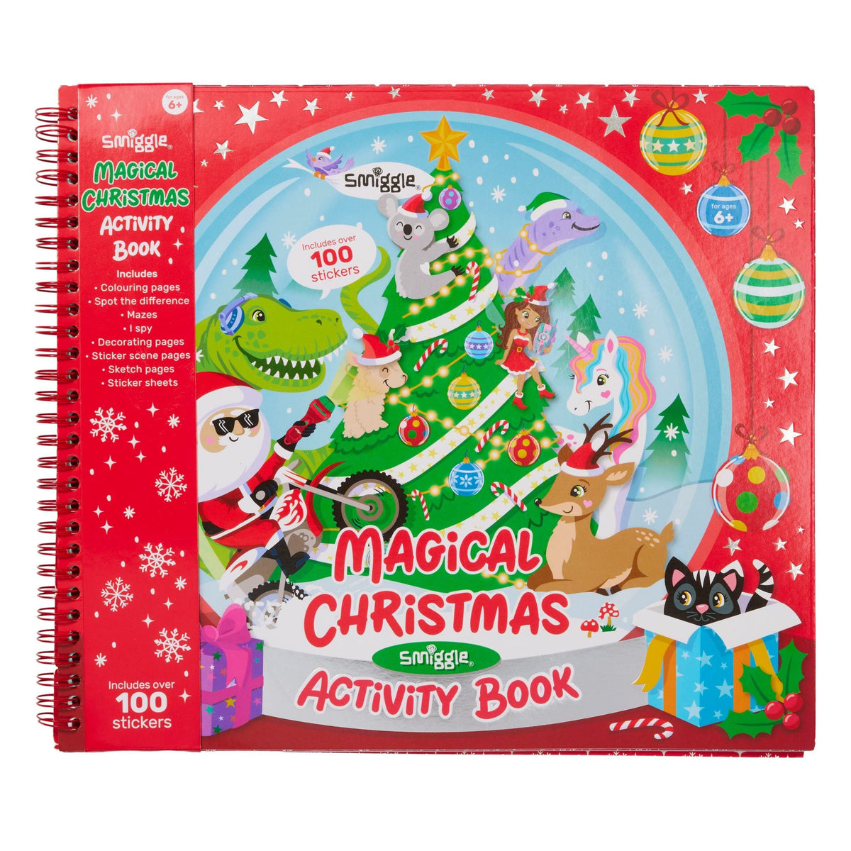 Smiggle - Magical Christmas Exercise and Sticker New Year Fun Book