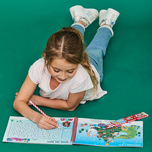 Smiggle - Magical Christmas Exercise and Sticker New Year Fun Book