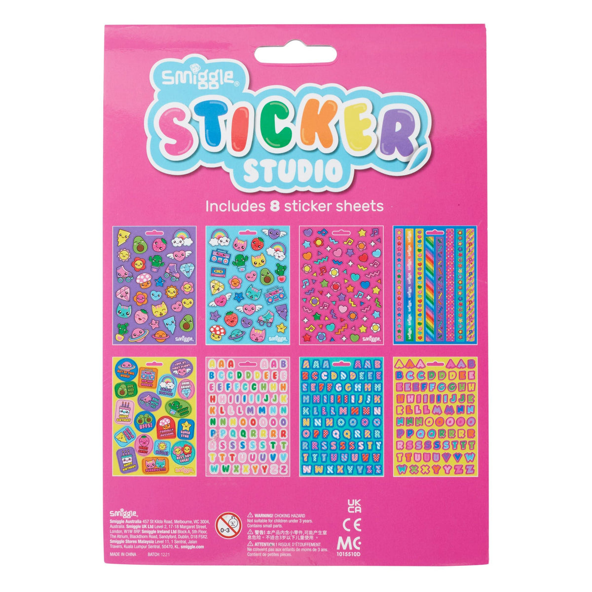 Smiggle - Sticker Studio Book