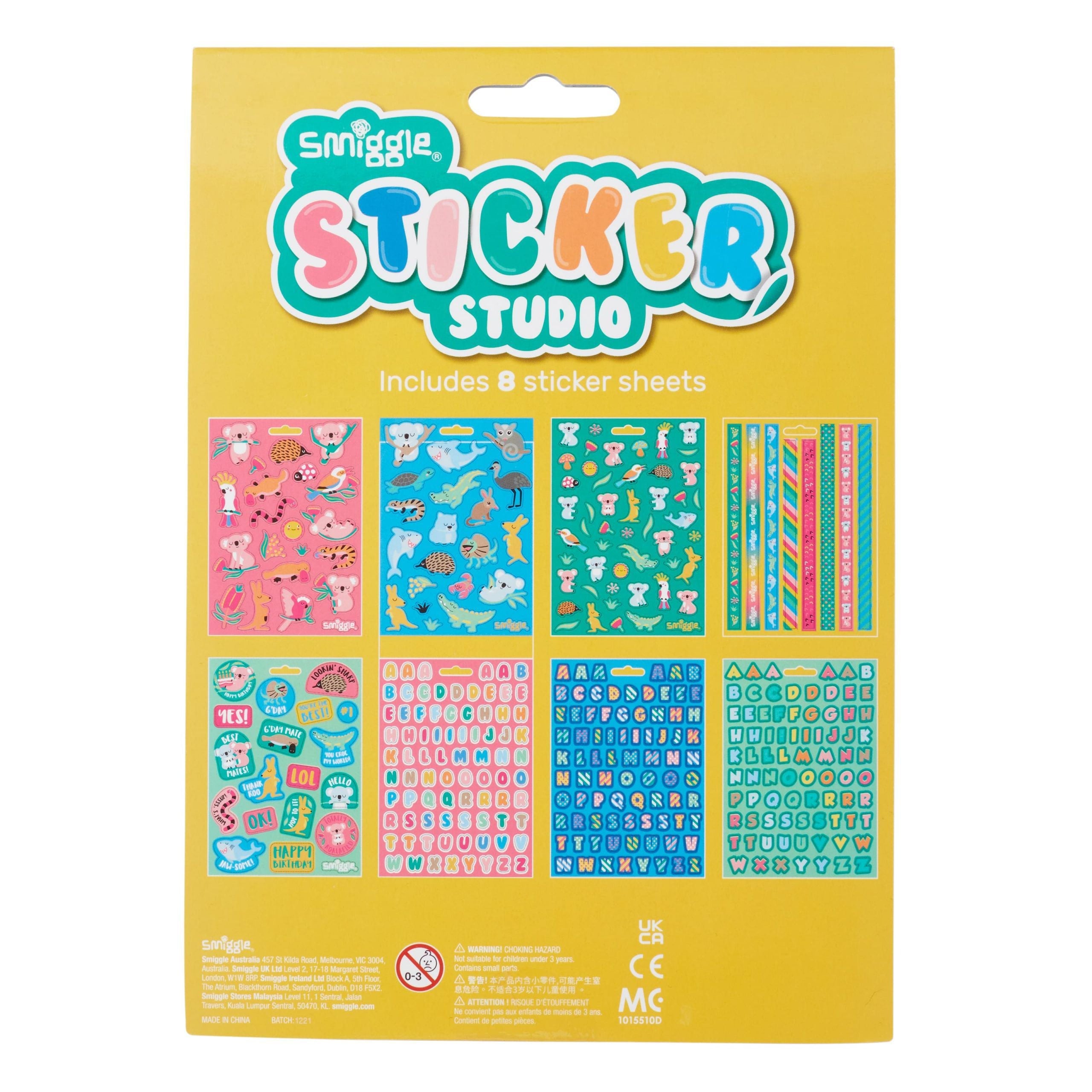 Smiggle - Sticker Studio Book