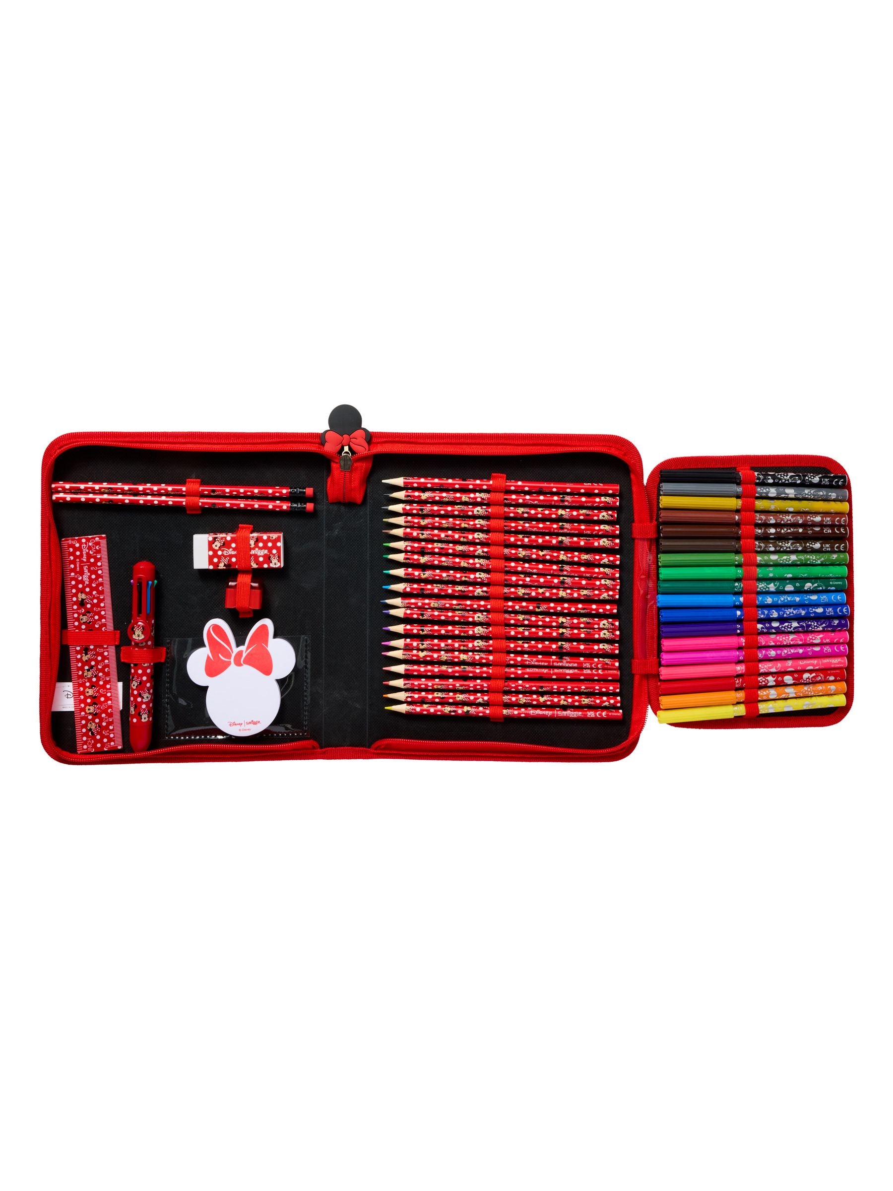 Smiggle - Disney Minnie Stationery Set and Pencil Case