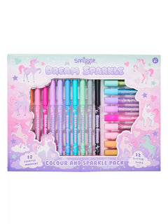 Smiggle - Dream Sparkle Colours and Sparkles Stationery Set