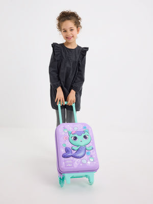 Smiggle - Gabbys Dollhouse Travel and School Trolley Luggage Bag