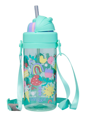 Smiggle - Glide Teeny Tiny Straw 440ML BPA Free Hanging Water Bottle