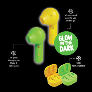 Smiggle - Glow In The Dark Wireless Headphones