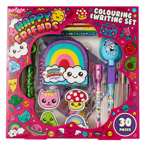 Smiggle - Happy Friends Coloring and Writing Set