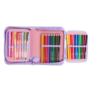 Smiggle - Hey There Stationery Set with Colouring Pencils and Pencil Case