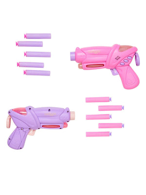 Smiggle - Light-Up & Sound 2-Pack Dart Blaster Toy Gun Set
