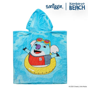 Smiggle - Kangaroo Beach Kids Hooded Beach Towel