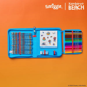 Smiggle - Kangaroo Beach Giant Stationery Set