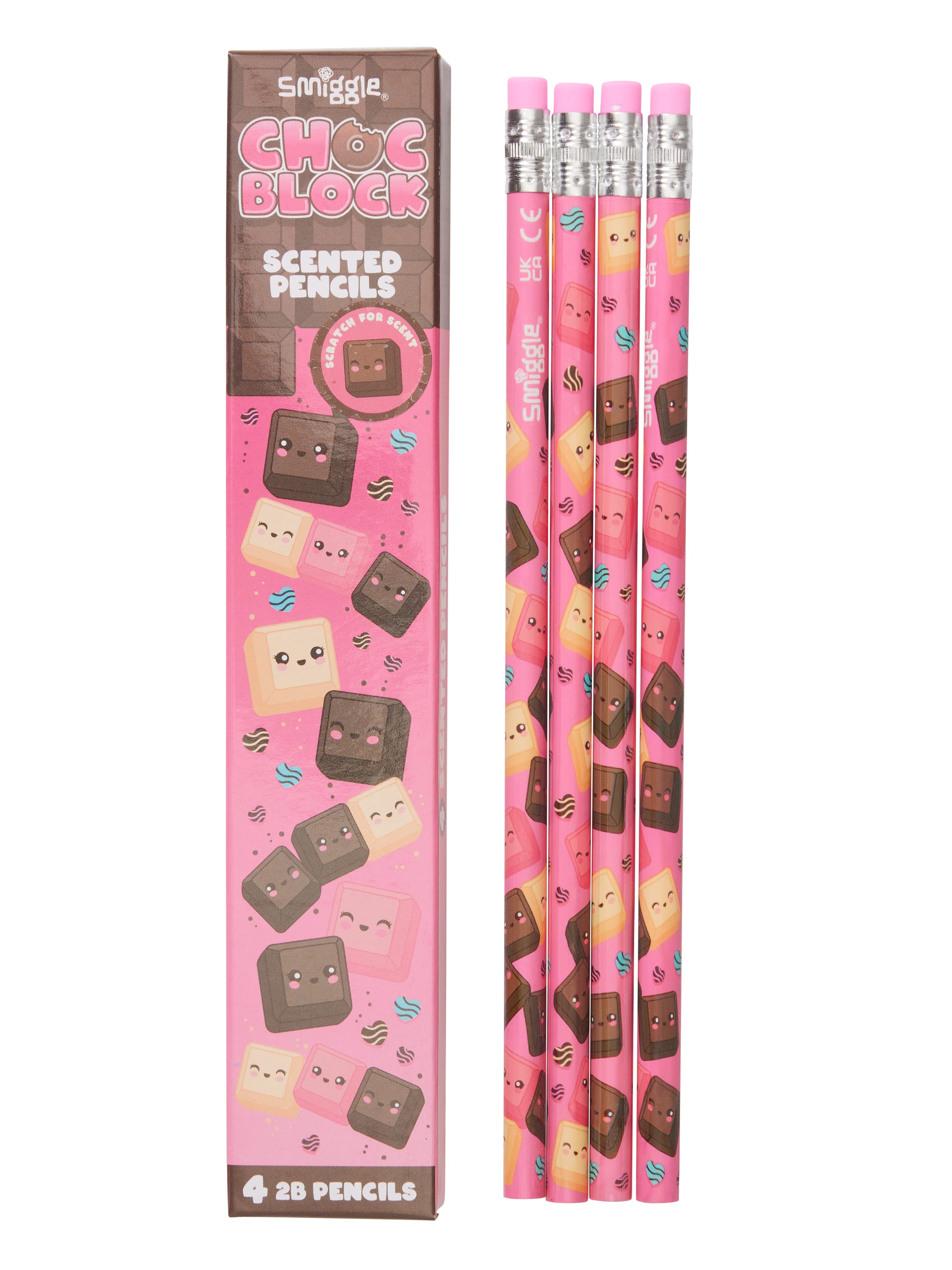 Smiggle - Scented 4-piece Pencil Set