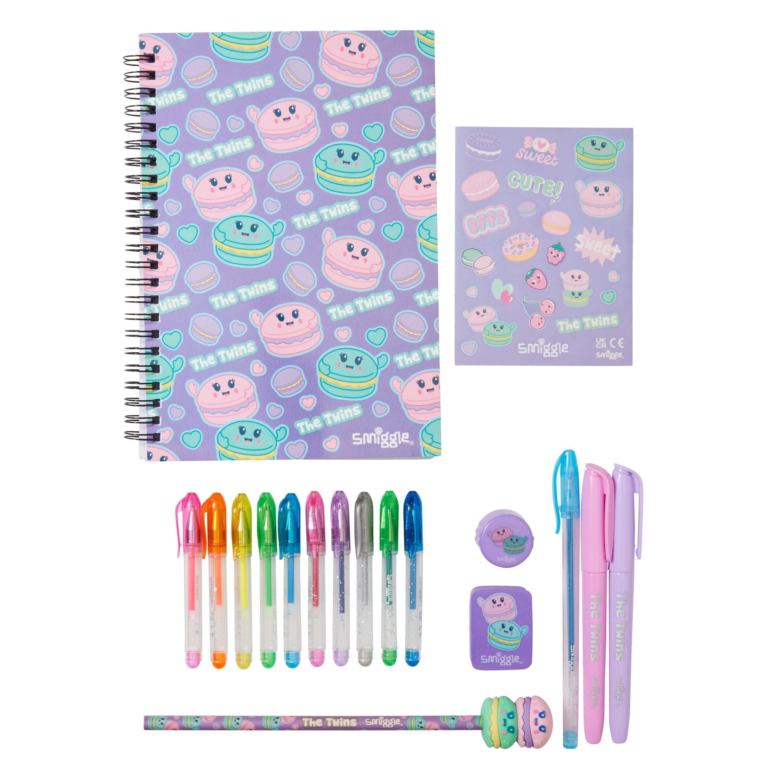 Smiggle - Scented A5 Notebook and Stationery Set