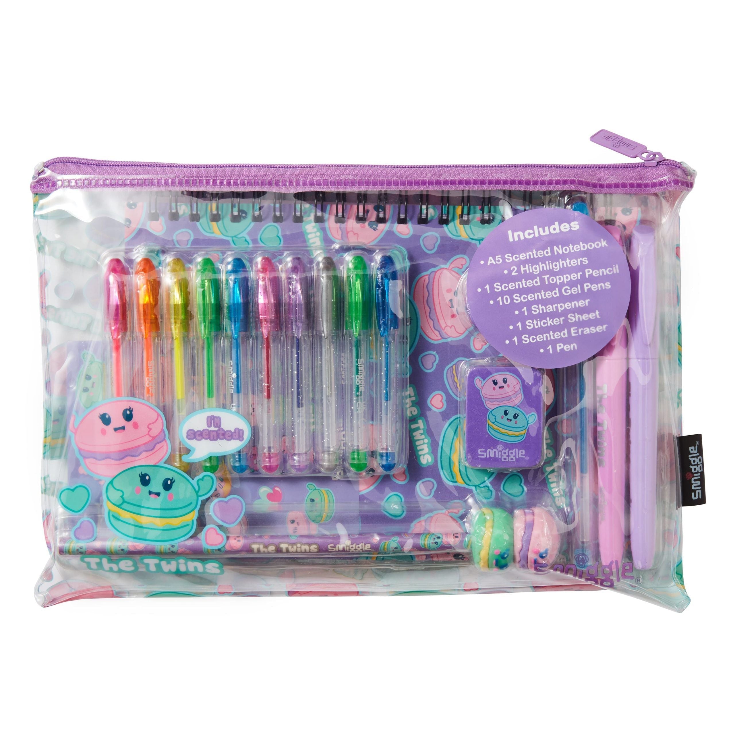 Smiggle - Scented A5 Notebook and Stationery Set