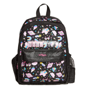 Smiggle - Lil' Mates Id Junior Black Backpack